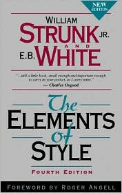 The Elements of Style by William Strunk: Book Cover