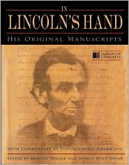 In Lincoln's Hand by Harold Holzer: Book Cover