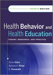 Health Behavior and Health Education by Karen Glanz: Book Cover