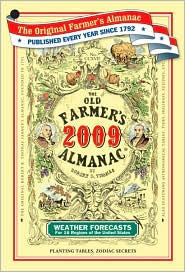 The Old Farmer's Almanac 2009 by Old Farmer's Almanac: Book Cover
