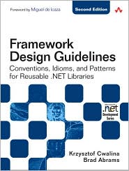 Framework Design Guidelines by Krzysztof Cwalina: Item Cover