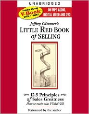 Little Red Book of Selling by Jeffrey Gitomer: Audiobook Cover