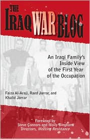 The Iraq War Blog by Faiza Al-Araji: Book Cover