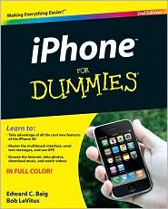 iPhone For Dummies by Edward C. Baig: Book Cover