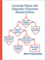 Computer Repair with Diagnostic Flowcharts by Morris Rosenthal: Book Cover