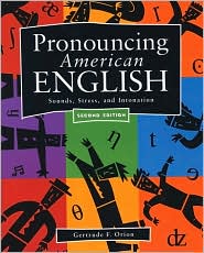 Pronouncing American English by Gertrude F. Orion: Book Cover