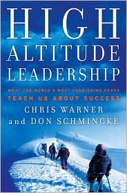 High Altitude Leadership by Chris Warner: Book Cover