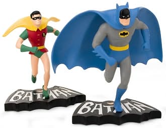 1960's TV Animation Batman & Robin Statue Set by DC Direct: Product Image
