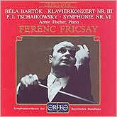 Bartok: Piano Concerto No. 3 / Tchaikovsky: Symphony No. 6 by Ferenc Fricsay: CD Cover