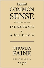 Common Sense by Thomas Paine: Book Cover