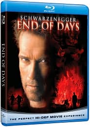 End of Days with Arnold Schwarzenegger: Blu-ray Cover