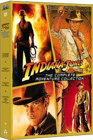 Indiana Jones: The Complete Adventures Collection with Harrison Ford: DVD Cover