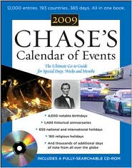 Calendar of Events 2009: The Ulitmate Go-To Guide for Special Days, Weeks, and Months