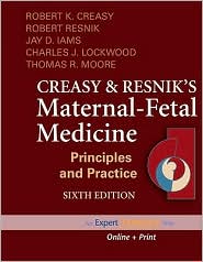 Creasy and Resnik's Maternal-Fetal Medicine by Robert K. Creasy: Book Cover