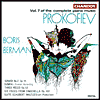 Sergey Prokofiev: Complete Piano Music, Vol. 7 by Boris Berman: CD Cover