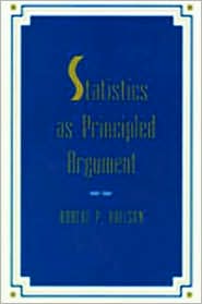Statistics Principled PR by Robert P. Abelson: Book Cover