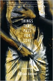 Things That Pass for Love by Allison Amend: Book Cover
