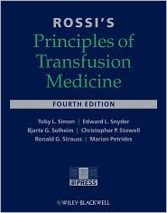 Rossi's Principles of Transfusion Medicine [With 2 CDROMs] by Toby L. Simon: Book Cover