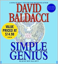 Simple Genius by David Baldacci: CD Audiobook Cover