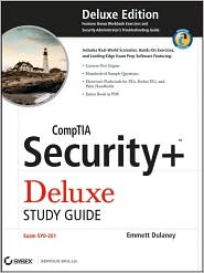 CompTIA Security+ Deluxe Study Guide by Emmett Dulaney: Book Cover