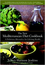 The New Mediterranean Diet Cookbook by Nancy Harmon Jenkins: Book Cover