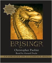 Brisingr (Inheritance Cycle #3) by Christopher Paolini: CD Audiobook Cover