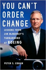 You Can't Order Change by Peter S. Cohan: Book Cover