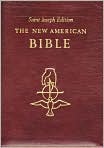 Book Cover Image. Title: Saint Joseph Gift Bible, Deluxe Full Size Print Edition: New American Bible (NAB), burgundy bonded leather, Author:   Catholic Book Publishing Company