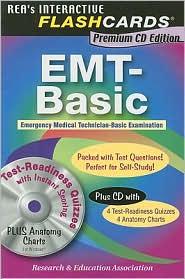 EMT-Basic Interactive Flashcards w/ CD-ROM (REA) by Jeffrey Lindsey: Book Cover