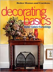 Decorating Basics by Better Homes and Gardens: Book Cover