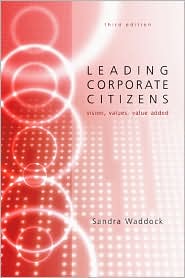 Leading Corporate Citizens by Sandra Waddock: Book Cover