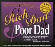 Rich Dad Poor Dad by Robert T. Kiyosaki: CD Audiobook Cover