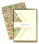 Product Image. Title: Red Florentine Note