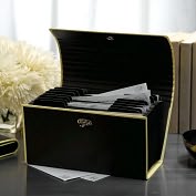 Product Image. Title: Small Accordion File Black