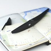 Product Image. Title: Fjader pen with cap in Black
