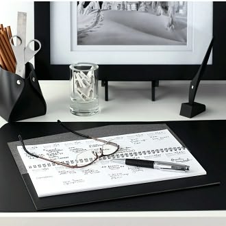 Desk Planner Black by San Lorenzo International, Inc.: Product Image