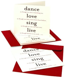 Dance, Love. Sing, Christmas Boxed Card Set of 10 by Quotable Cards, Inc.: Product Image