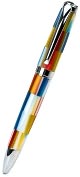 Product Image. Title: Scrittura Mosaic Multi Hues Metal Ballpoint Pen