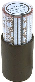 Jonathan Adler Bespoke Embossed Bonded Brown Leather Pencil Cup, Set of 24 by Barnes & Noble: Product Image