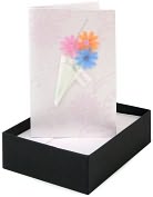 Product Image. Title: Handmade Boxed Card Floral Thank You set of 8