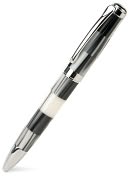 Product Image. Title: Scrittura Mosaic Black & White Metal Ball Point Pen