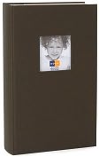 Product Image. Title: Hudson 3 Up Chocolate Cloth Photo Album (13x8)