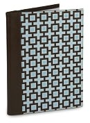 Product Image. Title: Jonathan Adler Blue Kensington Fabric Presentation Book (9.75 x 12.75)