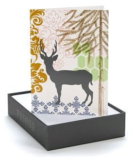 Deer In Tree Collage Holiday Boxed Card Set/ 18 by Barnes & Noble: Product Image