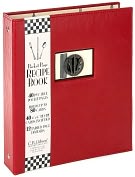 Product Image. Title: Bon Appetit Recipe Book Red/Black 9x8