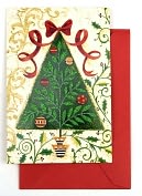 Product Image. Title: Country Tree Christmas Boxed Card