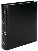 Product Image. Title: Black Bonded Leather Memory Photo Album