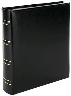 Black Bonded Leather Memory Photo Album