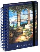 Product Image. Title: Address Book Tiffany Pocket Spiral 3.5 X 5