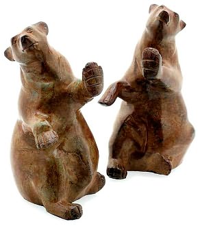 Polar Bear Brass Bookends Set of 2 by Barnes & Noble: Product Image